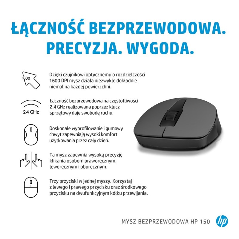 HP 150 Wireless Mouse HP 150 Wireless Mouse