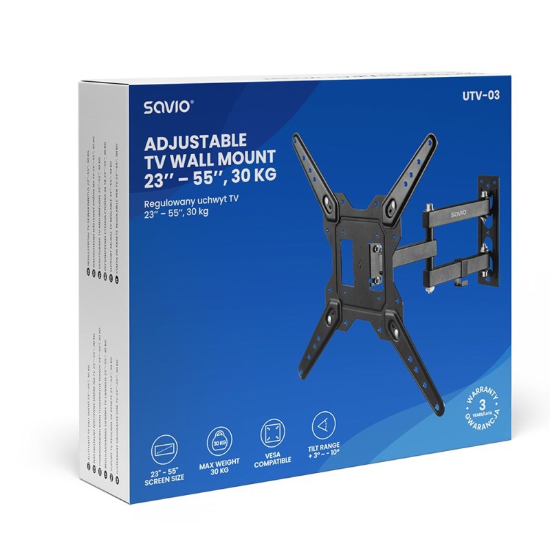 Savio UTV-03 TV mount/stand 139.7 cm (55