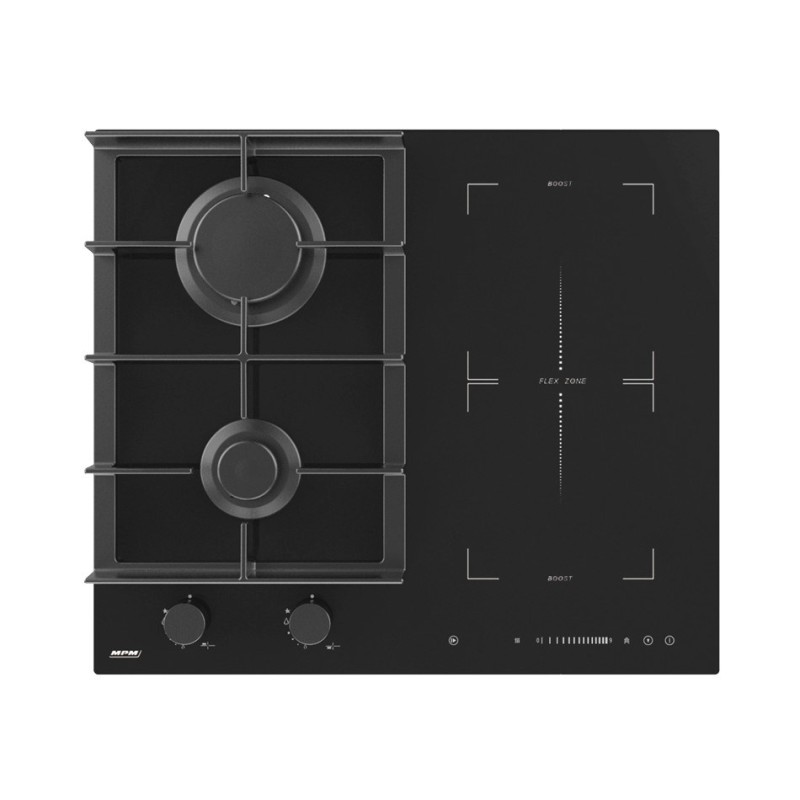 MPM-60-IMG-22 - Gas-induction cooktop, black