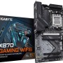 GIGABYTE X870 GAMING WIFI6 Motherboard - Supports AMD Ryzen 9000 CPUs, 8+2+2 phases VRM, up to 8000MHz DDR5 (OC), 1xPCIe 5.0 + 2xPCIe 4.0, Wi-Fi 6, 2.5GbE LAN, USB 4