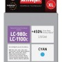 Activejet AB-1100CNX ink (replacement for Brother LC1100/LC980C; Supreme; 19.5 ml; cyan)