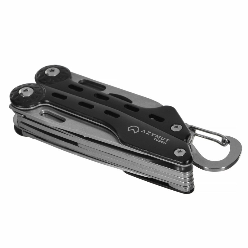 Multitool AZYMUT Turon - 10 tools + carabiner + belt pouch (H-P224108) Multitool AZYMUT Turon - 10 tools + carabiner + belt pouch (H-P224108)