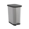 ROTHO Ribo Silver - pedal bin – 35l ROTHO Ribo Silver - pedal bin – 35l