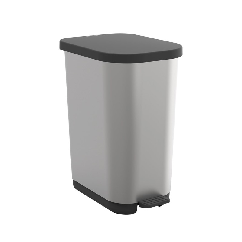 ROTHO Ribo Silver - pedal bin – 35l ROTHO Ribo Silver - pedal bin – 35l