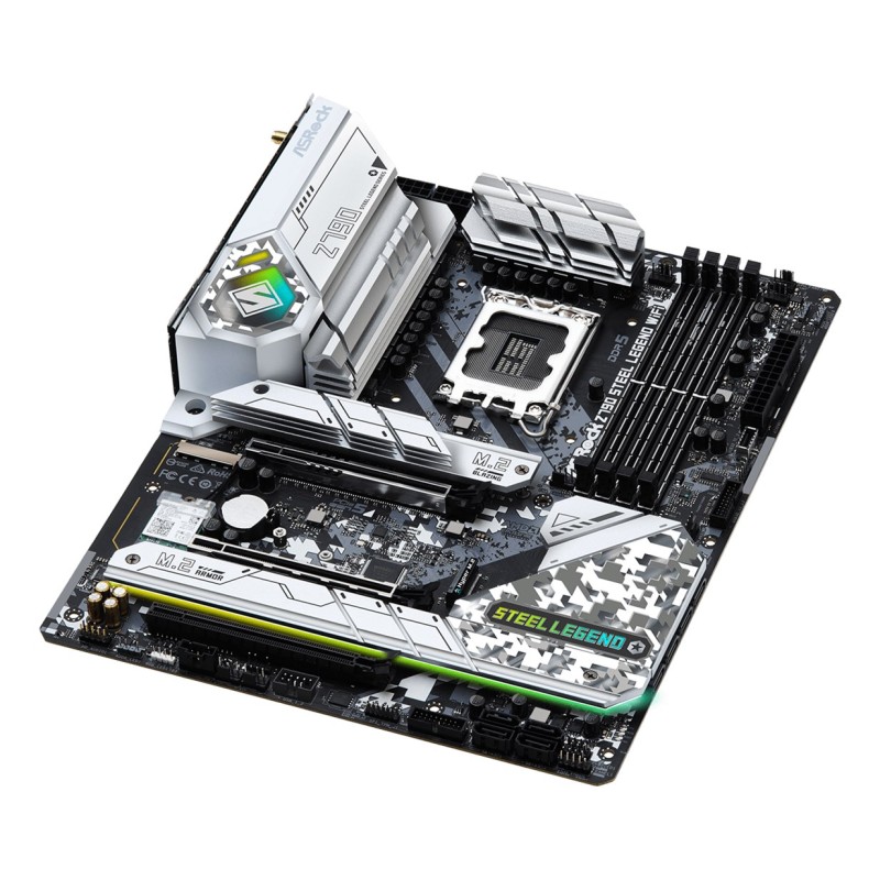 Asrock Z790 Steel Legend WiFi Intel Z790 LGA 1700 ATX Asrock Z790 Steel Legend WiFi Intel Z790 LGA 1700 ATX