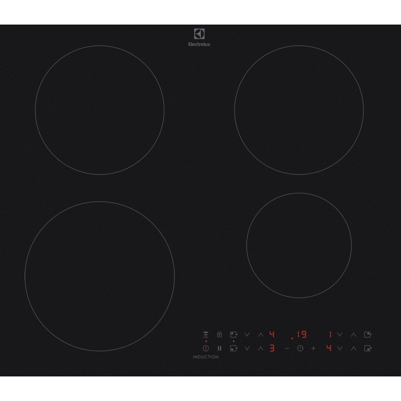 Electrolux EIT60433CT hob Black Built-in Zone induction hob 4 zone(s)