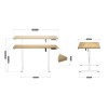 Electric desk MA-Leader 7.0 Craft