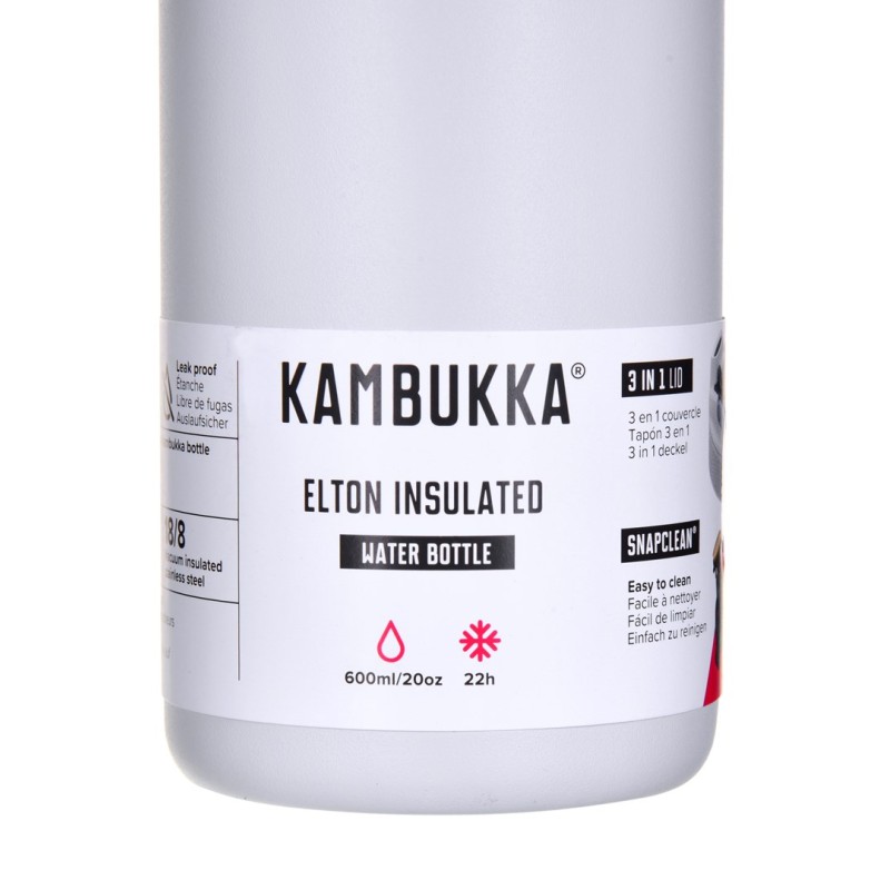 Kambukka Elton Insulated Chalk White - thermal bottle, 600 ml Kambukka Elton Insulated Chalk White - thermal bottle, 600 ml