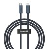 Baseus USB C to USB C data cable 1 m 240 W Black Baseus USB C to USB C data cable 1 m 240 W Black