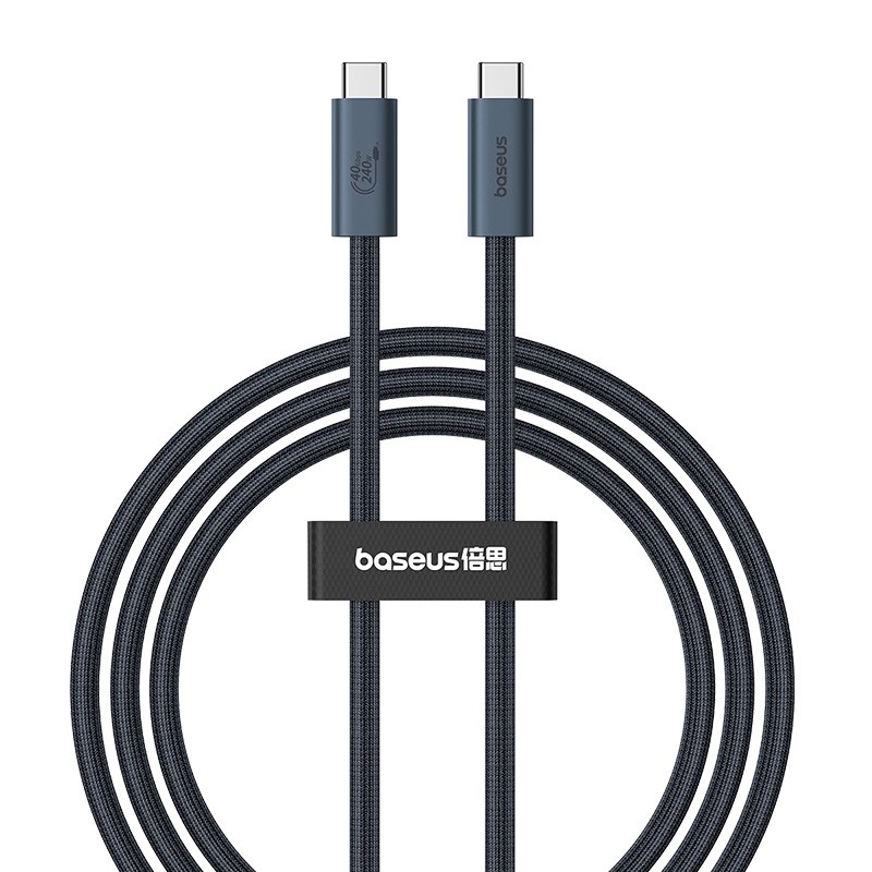 Baseus USB C to USB C data cable 1 m 240 W Black Baseus USB C to USB C data cable 1 m 240 W Black