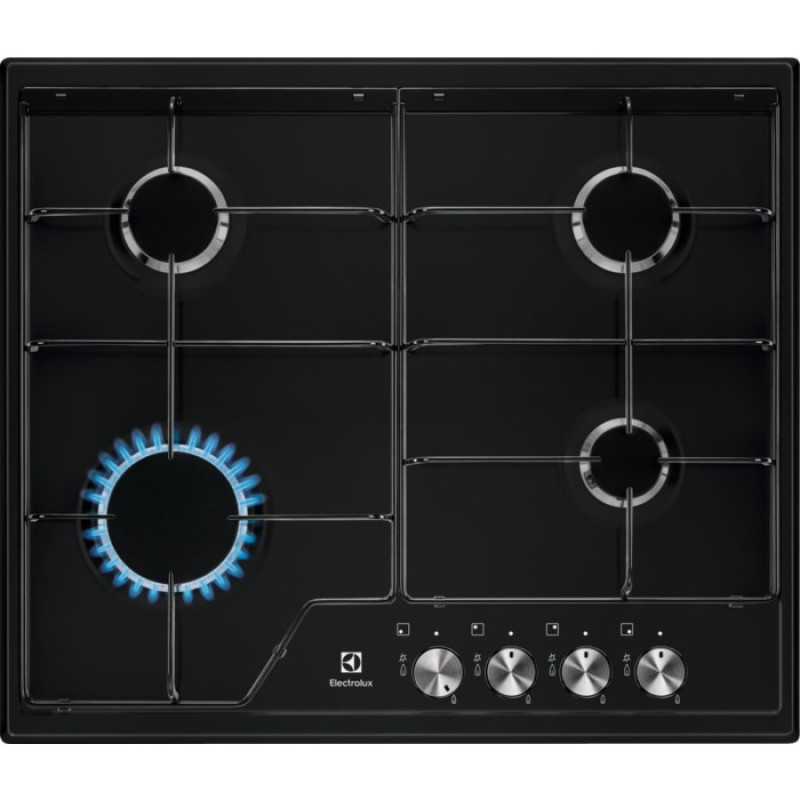 Electrolux EGS6424K hob Black Built-in 60 cm Gas 4 zone(s) Electrolux EGS6424K hob Black Built-in 60 cm Gas 4 zone(s)