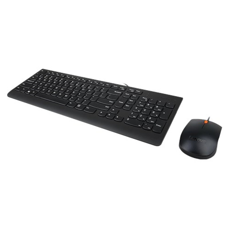 Lenovo 300 keyboard Mouse included Universal USB QWERTY US English Black