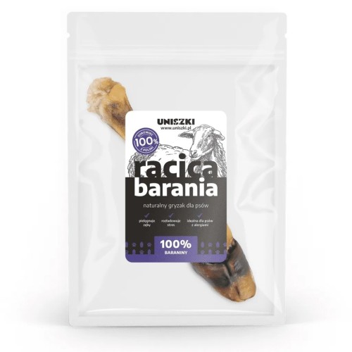 UNISZKI Sheep hoof - dog treat - 1 UNISZKI Sheep hoof - dog treat - 1