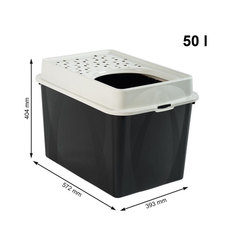 ROTHO Berty Eco Black - cat litter box ROTHO Berty Eco Black - cat litter box