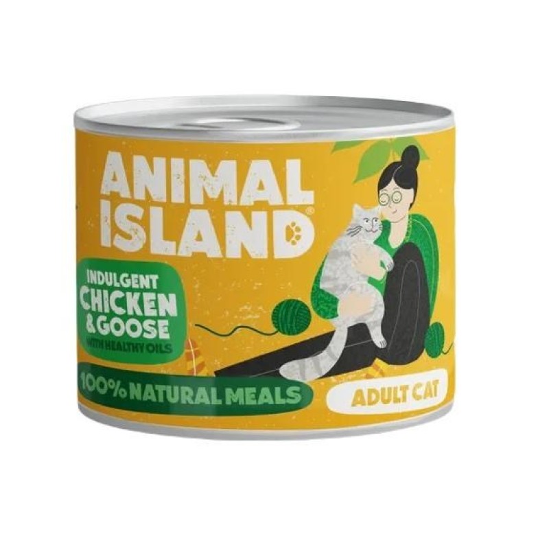 ANIMAL ISLAND Chicken and goose - wet cat food - 200g ANIMAL ISLAND Chicken and goose - wet cat food - 200g