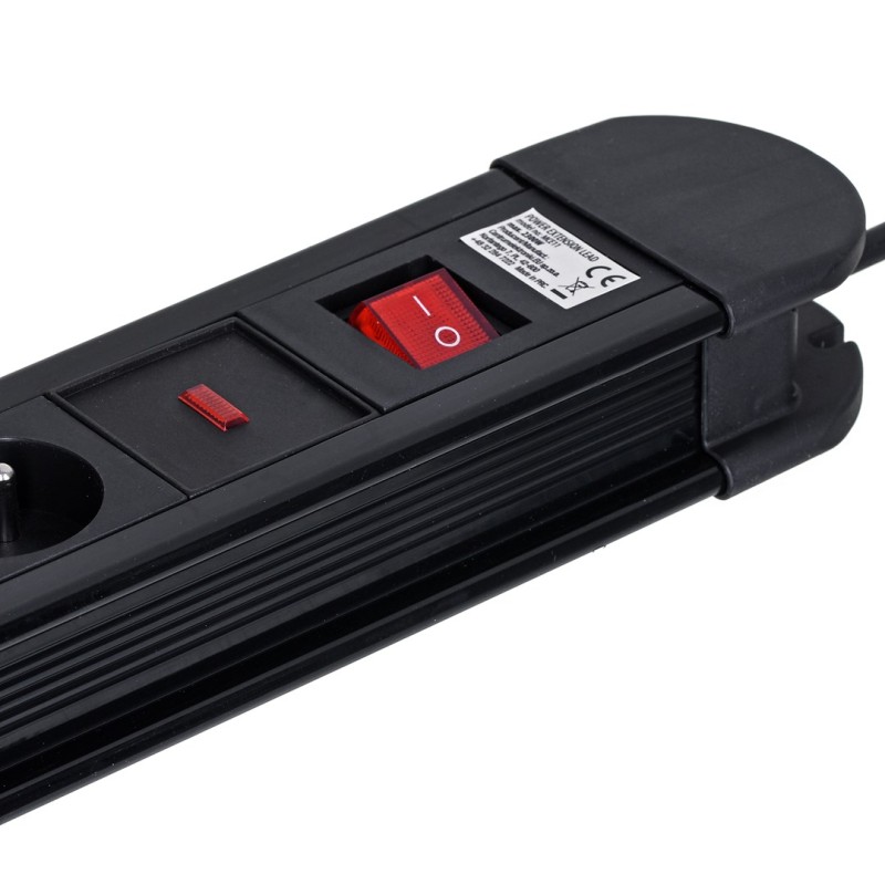 Maclean MCE11 power extension 1.5 m 8 AC outlet(s) Indoor Black Maclean MCE11 power extension 1.5 m 8 AC outlet(s) Indoor Black