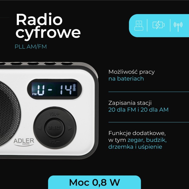 Radio ADLER AD 1906 Radio ADLER AD 1906