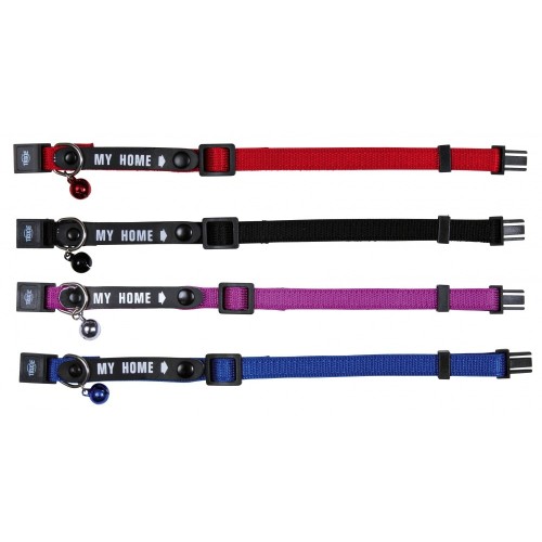 TRIXIE MY HOME TX-4180 Cat collar with bell and ID card TRIXIE MY HOME TX-4180 Cat collar with bell and ID card