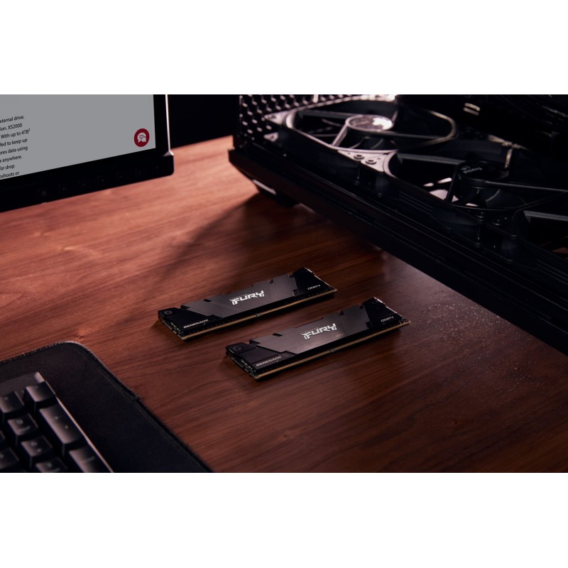 Kingston Technology FURY 32GB 3600MT/s DDR4 CL16 DIMM (Kit of 2) 1Gx8 Renegade Black Kingston Technology FURY 32GB 3600MT/s DDR4 CL16 DIMM (Kit of 2) 1Gx8 Renegade Black