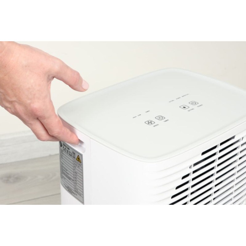 ELDOM Dehumidifier, 2 levels of air circulation, humidity indicator, 24h timer, power 205 W