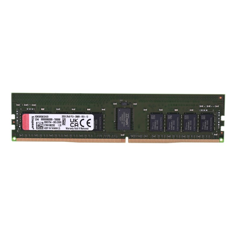 Kingston RDIMM 32GB DDR4 2Rx8 Hynix C Rambus 2666MHz PC4-21300 KSM26RD8/32HCR