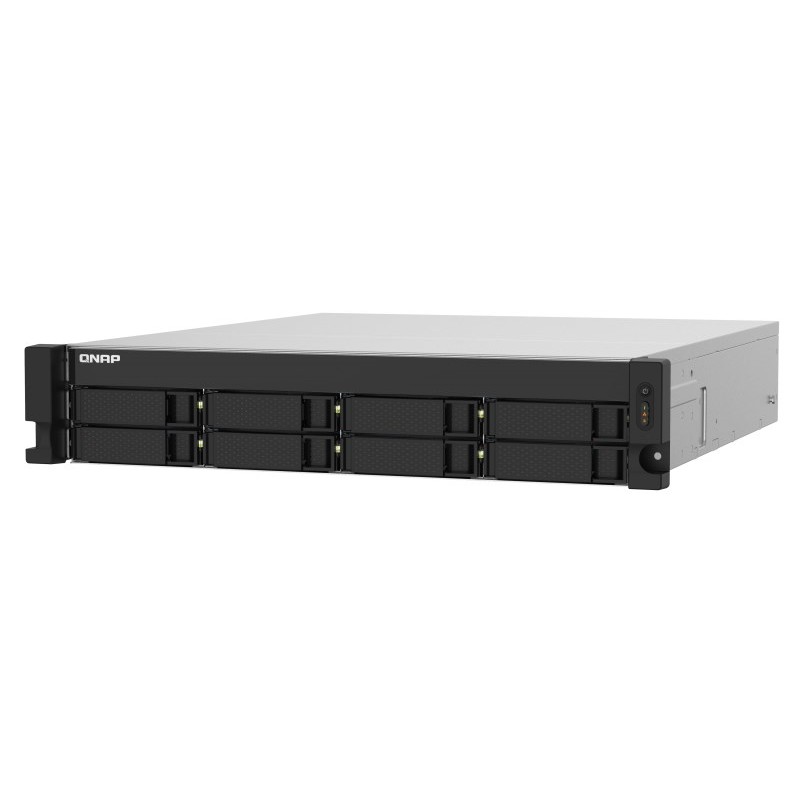 QNAP TS-832PXU NAS Rack (2U) Ethernet LAN Aluminium, Black AL324 QNAP TS-832PXU NAS Rack (2U) Ethernet LAN Aluminium, Black AL324