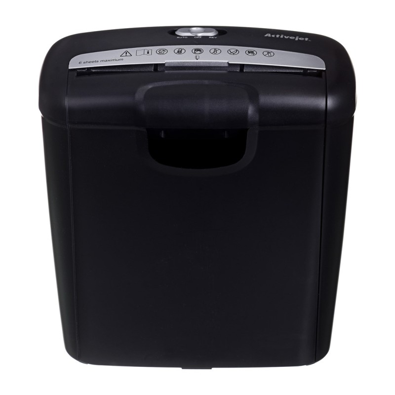 Activejet ASH-0601S Shredder for documents, black. Activejet ASH-0601S Shredder for documents, black.