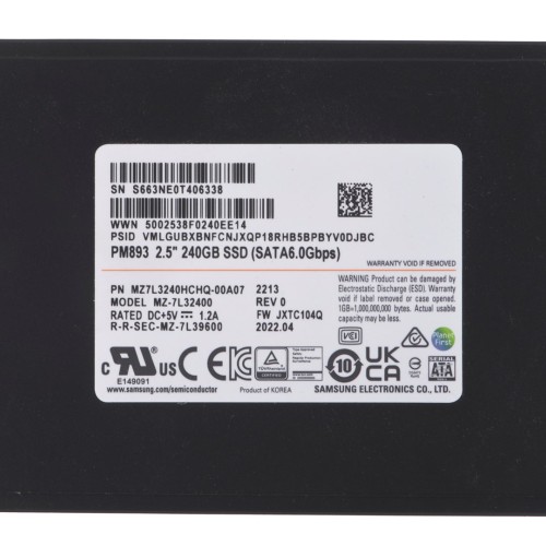 SSD Samsung PM893 240GB SATA 2.5