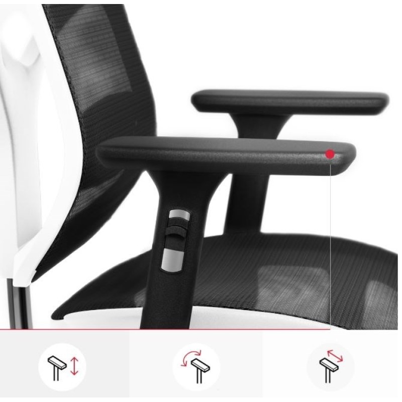 Diablo V-BASIC gaming chair white and black Diablo V-BASIC gaming chair white and black