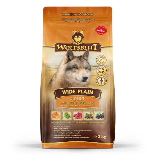 WOLFSBLUT Wide Plain Horse - dry dog food - 2kg