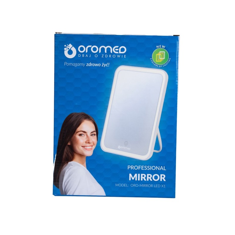 Lusterko do makijażu ORO-MIRROR LED X1 OROMED Lusterko do makijażu ORO-MIRROR LED X1 OROMED