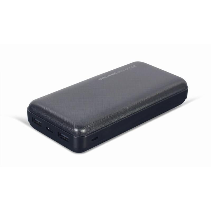 Gembird PB20-02 power bank Lithium Polymer (LiPo) 20000 mAh Black Gembird PB20-02 power bank Lithium Polymer (LiPo) 20000 mAh Black