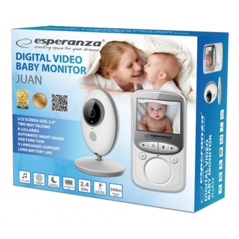 Esperanza EHM003 LCD Baby Monitor 2.4 Esperanza EHM003 LCD Baby Monitor 2.4