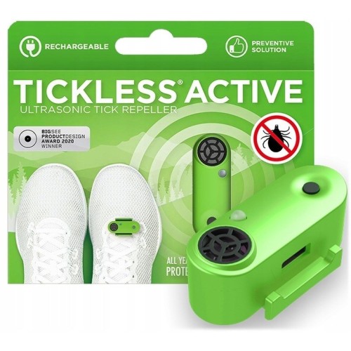 TICK REPELLENT FOR HUMANS TICKLESS ACTIVE GREEN