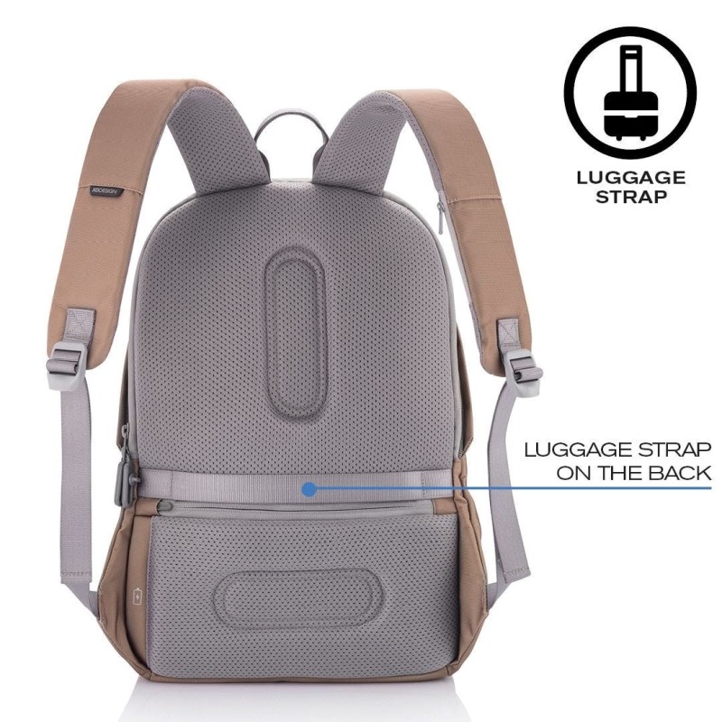 XD DESIGN ANTI-THEFT BACKPACK BOBBY SOFT BROWN P/N: P705.796 XD DESIGN ANTI-THEFT BACKPACK BOBBY SOFT BROWN P/N: P705.796