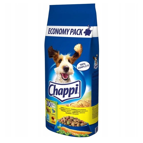 CHAPPI with poultry and vegetables - dry dog food - 13,5kg CHAPPI with poultry and vegetables - dry dog food - 13,5kg