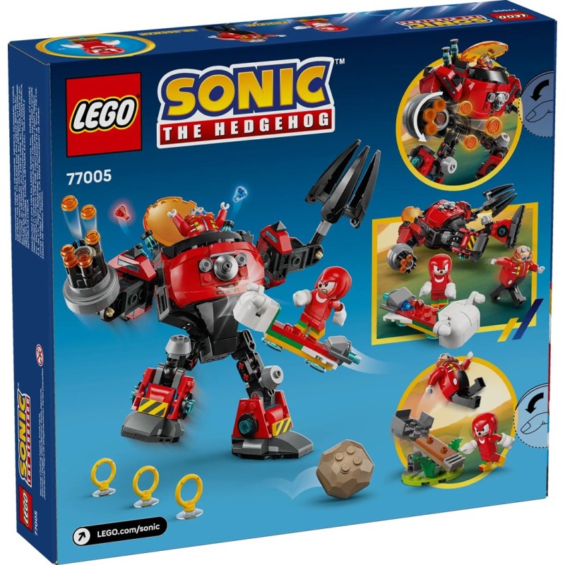 LEGO SONIC THE HEDGEHOG 77005 Knuckles vs. Dr. Eggman Egg Crusher Mech