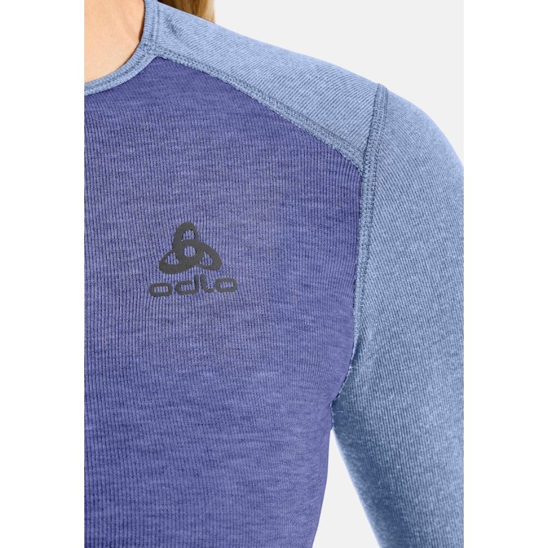 Bielizna termoaktywna - zestaw Odlo Set ACTIVE WARM Special Set roz. M Granatowa Bielizna termoaktywna - zestaw Odlo Set ACTIVE WARM Special Set roz. M Granatowa