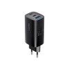 Havit UC20 - GaN 65 W three-port travel charger, black Havit UC20 - GaN 65 W three-port travel charger, black