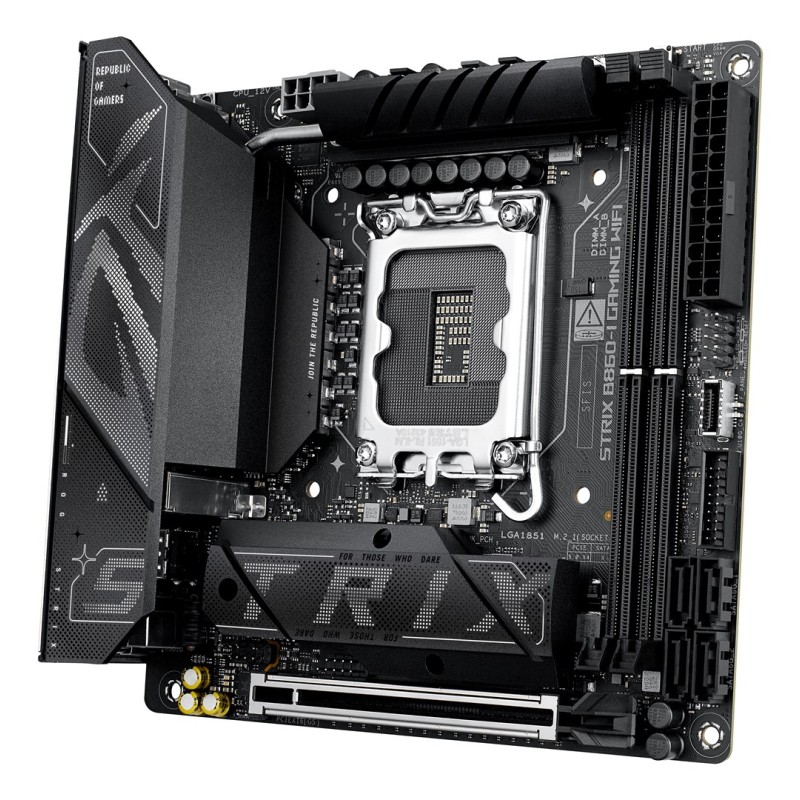 ASUS ROG STRIX B860-I GAMING WIFI Intel B860 LGA 1851 (Socket V1) mini ITX ASUS ROG STRIX B860-I GAMING WIFI Intel B860 LGA 1851 (Socket V1) mini ITX