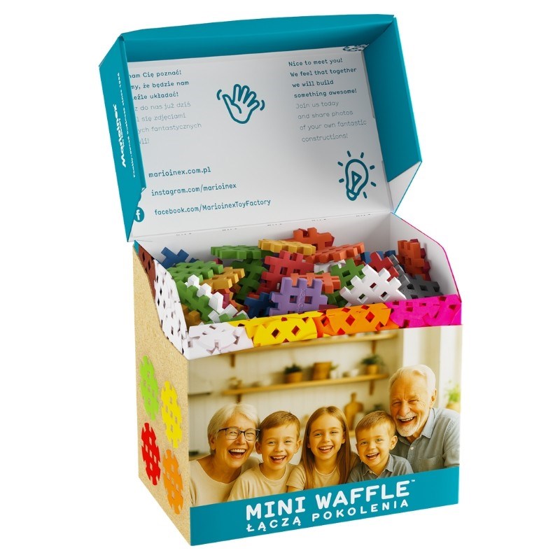 MARIOINEX Mini Waffle Building Blocks Senior Set, 200 pieces MARIOINEX Mini Waffle Building Blocks Senior Set, 200 pieces