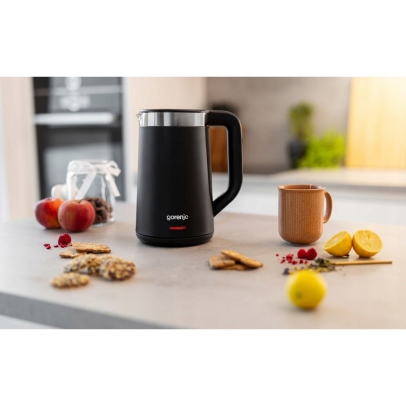 Gorenje K17TRDW electric kettle 1.7 L 2200 W Black