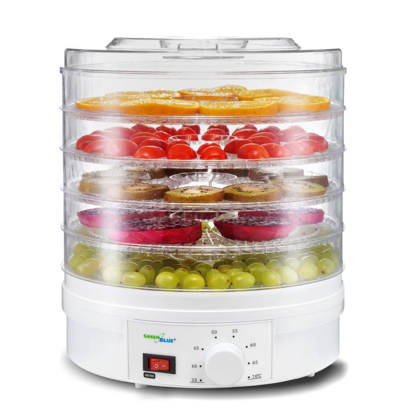 GreenBlue GB190 - 350 W - 5 Separate Compartments - 35 to 70 ° C GreenBlue GB190 - 350 W - 5 Separate Compartments - 35 to 70 ° C
