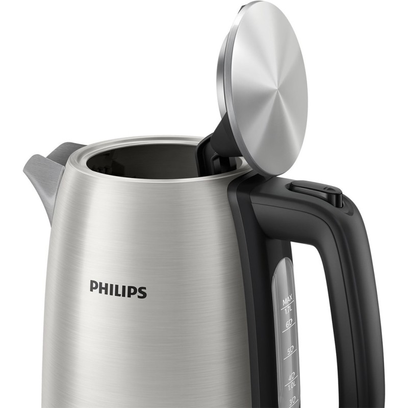 Philips Viva Collection HD9353/90 electric kettle 1.7 L 2060 W Black, Stainless steel