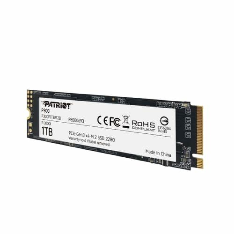 Patriot Memory P300 M.2 1000 GB PCI Express 3.0 NVMe Patriot Memory P300 M.2 1000 GB PCI Express 3.0 NVMe