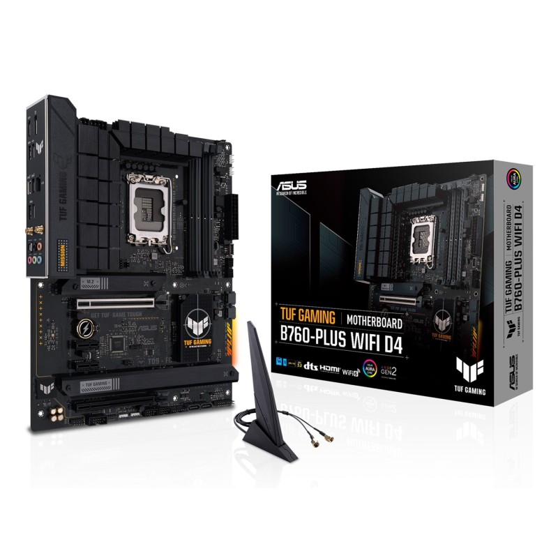 ASUS TUF GAMING B760-PLUS WIFI D4 Intel B760 LGA 1700 ATX ASUS TUF GAMING B760-PLUS WIFI D4 Intel B760 LGA 1700 ATX