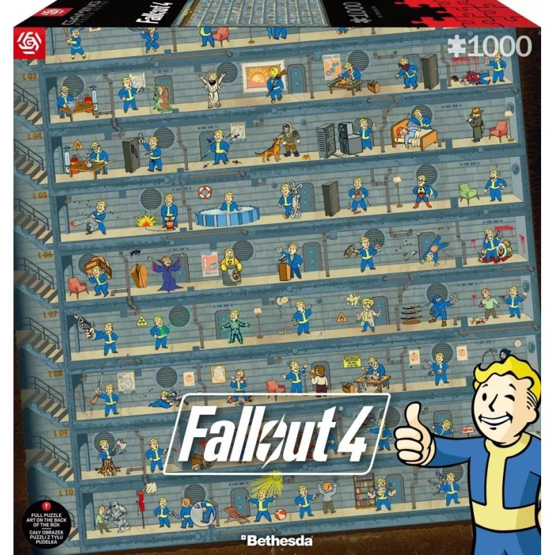 Puzzle Good Loot Gaming - Fallout 4: Perk Poster 1000 pc(s) Puzzle Good Loot Gaming - Fallout 4: Perk Poster 1000 pc(s)