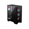 MSI MAG FORGE 120A AIRFLOW computer case Midi Tower Black, Transparent