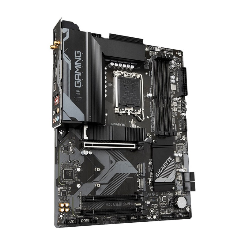 GIGABYTE B760 GAMING X AX Motherboard - Supports Intel Core 14th Gen CPUs, 8+1+1 Phases Digital VRM, up to 7600MHz DDR5 (OC), 3xPCIe 4.0 M.2, Wi-Fi 6E, 2.5GbE LAN, USB 3.2 Gen 2 GIGABYTE B760 GAMING X AX Motherboard - Supports Intel Core 14th Gen CPUs, 8+1+1 Phases Digital VRM, up to 7600MHz DDR5 (OC), 3xPCIe 4.0 M.2, Wi-Fi 6E, 2.5GbE LAN, USB 3.2 Gen 2