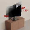 Maclean universal TV stand, for RTV cabinet, stand, max. 40kg, max. VESA 400x400, height and angle adjustment, for 32-65